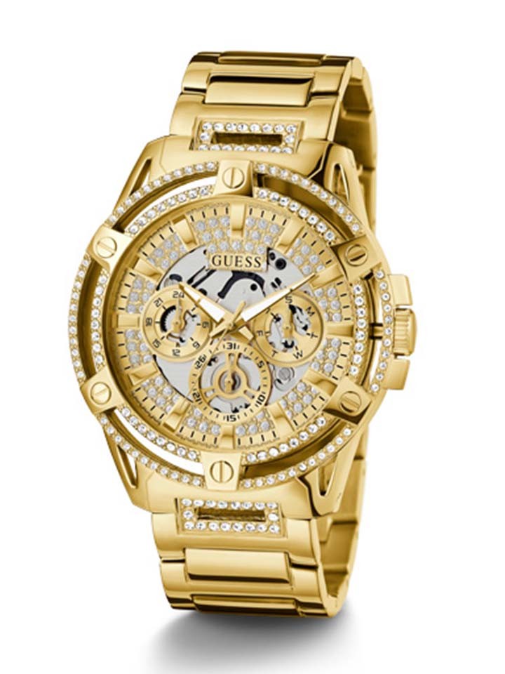 Guess Gents Watch KING Gold - GW0497G2