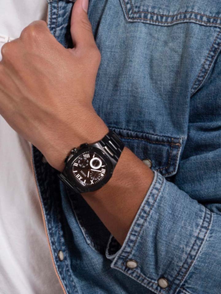 Guess Gents Watch HEADLINE Black - GW0572G3