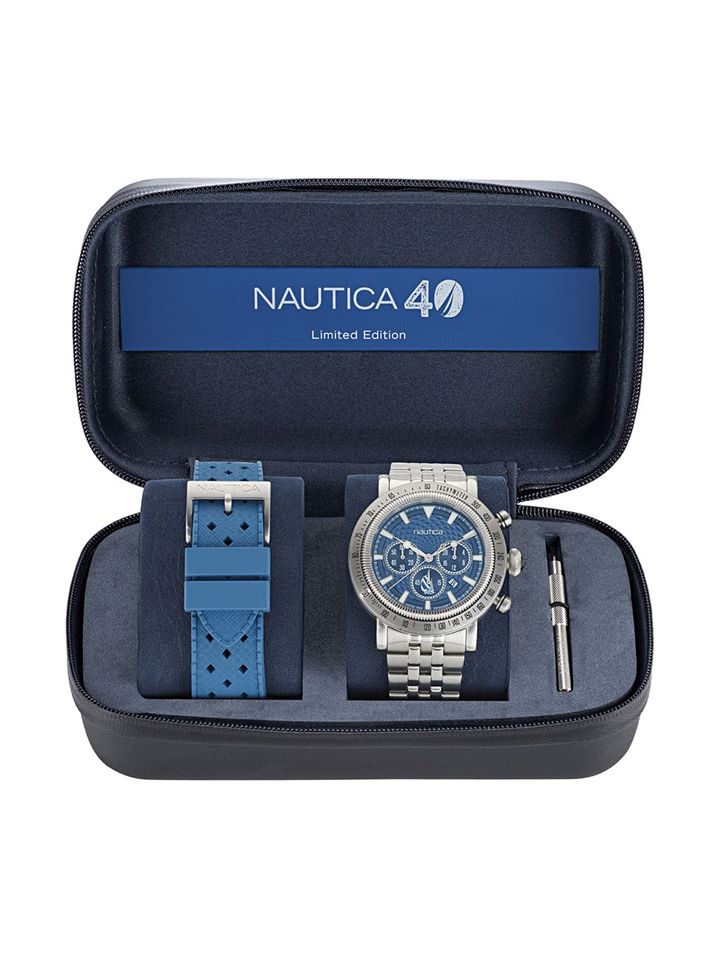 Nautica Gents BoxSet Watch Spettacolare Reissue - NAPSPF302