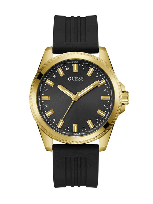 Guess Gents Watch CHAMP Black Gold - GW0639G2